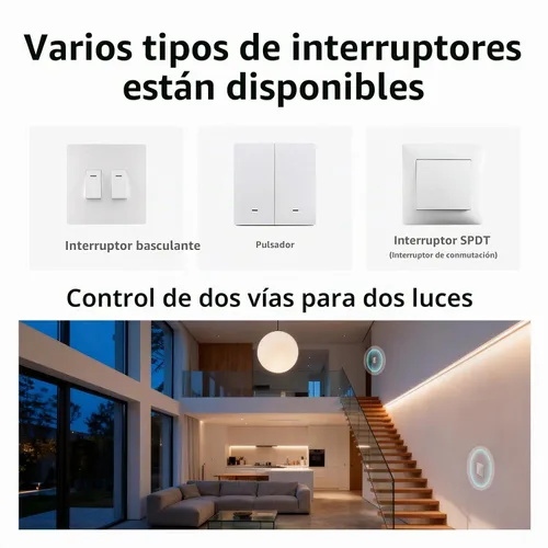 Vista 6 de SONOFF Mini Duo-L Zigbee Smart Switch – Sin cable neutro, Zigbee 3.0, doble canal, 16 A en total, compatible con Alexa, Google Home, temporizador