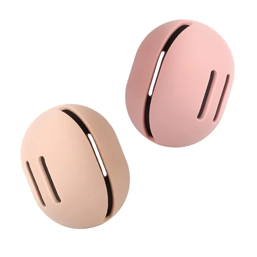 Vista 10 de FERYES Soporte para esponja de maquillaje – Estuche para mezclador de maquillaje de silicona resistente a roturas y ecológico para viajes - Negro