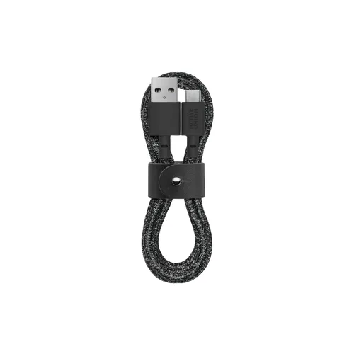 Vista 9 de Cable Native Union Belt USB-C a USB-A - Cable de carga ultrarresistente de 4 pies con correa de cuero compatible con iPhone 16, Samsung Galaxy Z