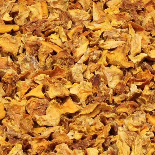 Vista 2 de Its Delish, recipiente jumbo de 24 onzas Dados de calabaza deshidratados gourmet picados para cocinar y hornear sopa de verduras saludables Sin