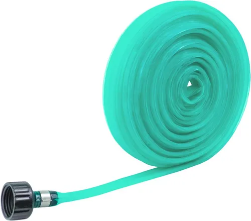 Vista 14 de Manguera de remojo de goma resistente de 1/2 pulgada x 25 pies, manguera de agua de goteo con 70% de ahorro de agua, perfecta para camas de flores