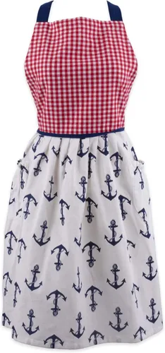 Vista 13 de DII Women's Spring & Summer Apron Collection Adjustable, Two Large Pockets & Extra Long Ties, One Size Fits Most Chillin de verano