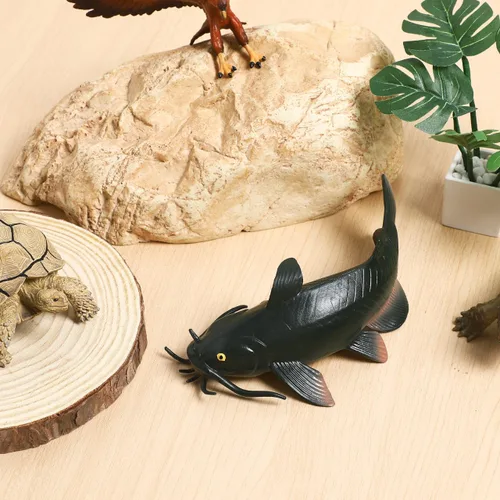 Vista 7 de Kisangel Modelo artificial realista figura niños peces juguete modelo cognitivo