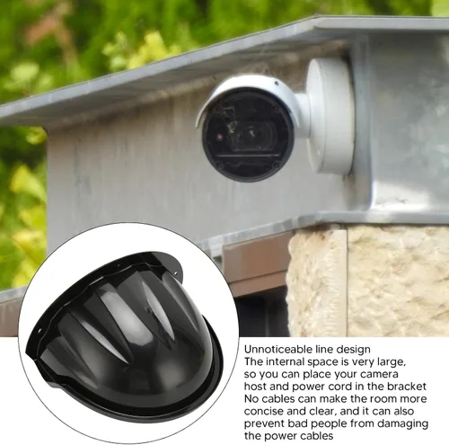 Vista 3 de Carcasa universal para cámara de seguridad, material ABS, alta compatibilidad, diseño de cable imperceptible, diseño imperceptible, compatible