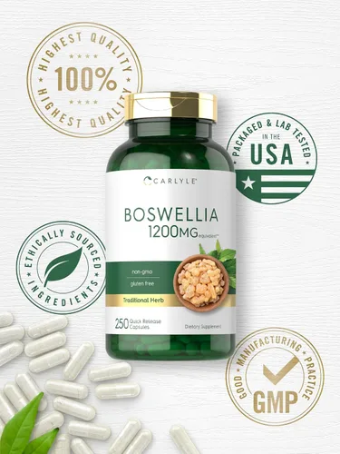 Vista 6 de Carlyle Boswellia Serrata Extracto Cápsulas 250