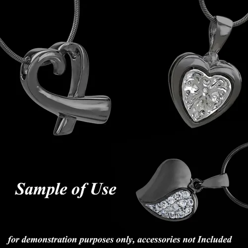 Vista 5 de RUBYCA 5pcs 6.3" Gunmetal Negro Broche Cadena de serpiente Europea Charm Pulsera Fit Charm Beads DIY Regalo