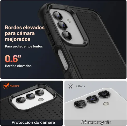 Vista 7 de Funda diseñada para Samsung Galaxy A13 5G, Galaxy A32 5G, regalo de grado militar, funda protectora contra caídas a prueba de golpes para Galaxy A13