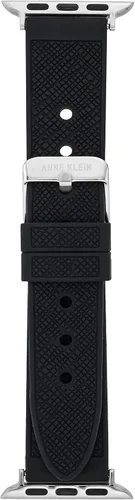 Vista 3 de Anne Klein Correa de silicona a la moda para Apple Watch, segura, ajustable, repuesto de correa de Apple Watch, se adapta a la mayoría
