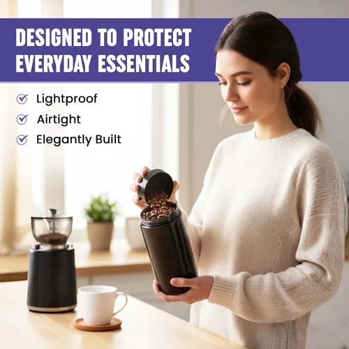 Vista 3 de Infinity Jars Tarro de boca ancha con tapa de rosca de vidrio ultravioleta negro extra grande de 1 litro (34 fl oz)