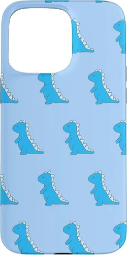 Vista 31 de Dinosaur T Rex Phone Case Cute Blue Cartoon Pattern Case for iPhone 17