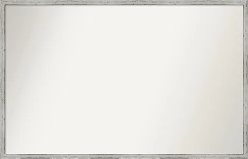 Vista 49 de Amanti Art Espejo de baño blanco para sobre el fregadero, 22 x 45 pulgadas, espejo de tocador rectangular blanco Lucie, marco de madera moderno