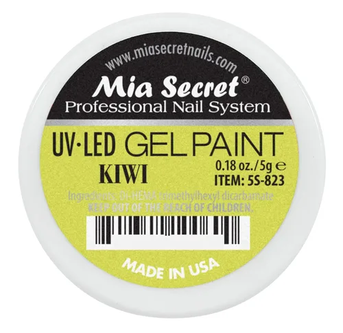Vista 7 de Mia Secret Sistema de uñas profesional UV/LED Gel Paint - 0.18 oz (albaricoque)