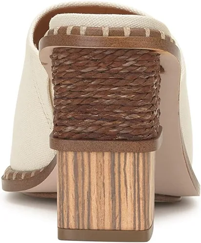 Vista 3 de Jessica Simpson Womens Lendrila Leather Slip-On Heels