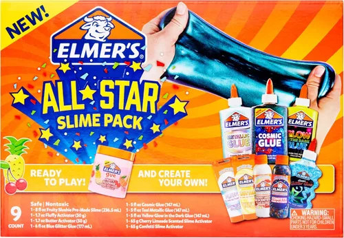 Vista 12 de Elmer's Infinity and Beyond Slime Kit con personajes de Toy Story, suministros de slime, pegamento de color, slime esponjoso, kit de 10 piezas