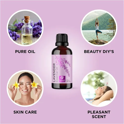 Vista 8 de Aceites esenciales de lavanda y romero para el cabello, aceite esencial de lavanda pura y aceite esencial de romero, aceites esenciales puros