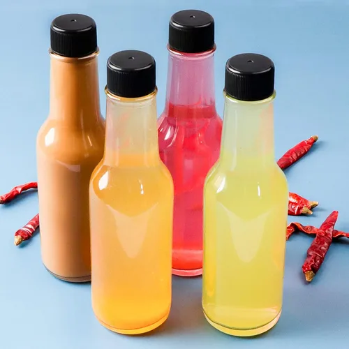 Vista 6 de HINGWAH Paquete de 30 botellas de salsa picante, botellas transparentes de 5 onzas