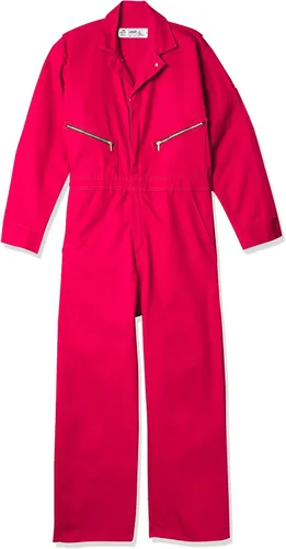 Vista 4 de Red Kap Mono de algodón con cremallera frontal para hombre
