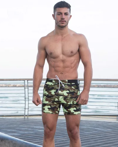 Vista 25 de Taddlee Traje de baño de los hombres Básico Largo de Natación de Surf Camo Shorts