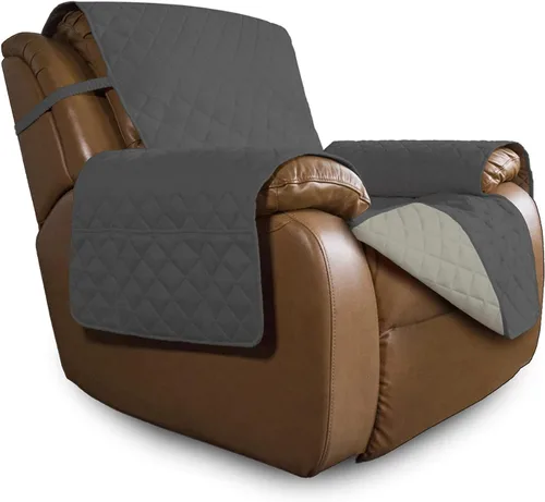 Vista 228 de Easy-Going - Funda reversible para sofá, resistente al agua, con varillas de espuma y correas elásticas, protector de muebles para mascotas y perros