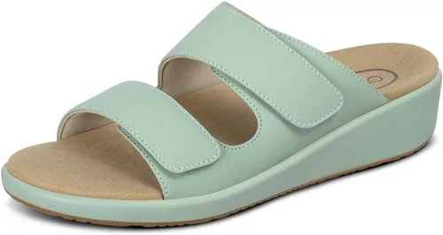 Vista 8 de Orthofeet Sandalias ortopédicas de cuña Cruz para mujer