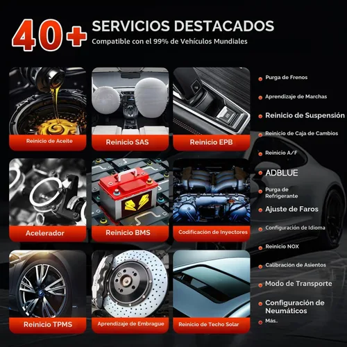 Vista 7 de Autel MaxiPRO MP900TS Escáner Actualización de MS906 PRO MS906TS MP900BT MK900-TS Herramienta de Programación y Diagnóstico de TPMS Igual que MS906