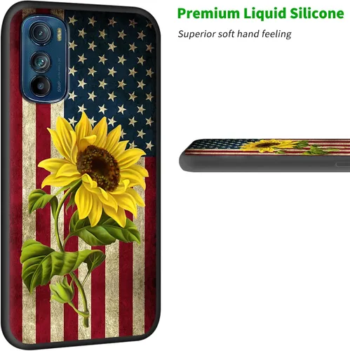 Vista 2 de Funda de silicona líquida para Motorola Moto Edge 2022, Moto Edge 2022 de 6.6 pulgadas, ligera, a prueba de golpes, antiarañazos, para Moto Edge 5G