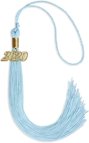 Vista 83 de Endea Graduation - Borla de un solo color con fecha dorada (Oro Antiguo, 2020)