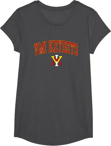 Vista 20 de Camiseta con licencia oficial de VMI Keydets Arch Over, Blanco