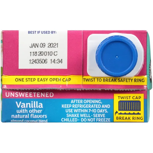 Vista 13 de Almond Breeze Mezcla de coco de almendras sin lácteos, vainilla sin azúcar, 32 onzas líquidas