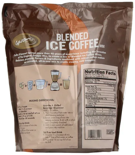 Vista 2 de DaVinci Gourmet Mezcla de bebida mezclada con café helado, 3 libras