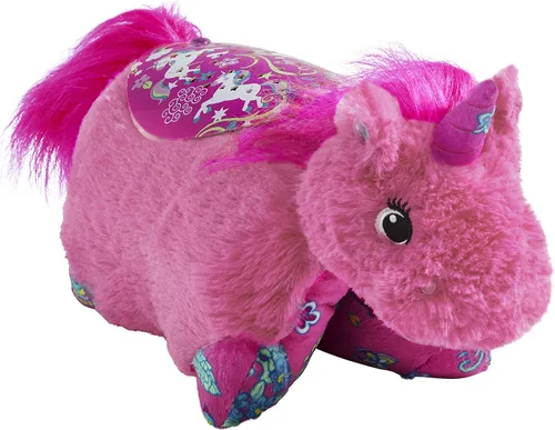 Vista 2 de Pillow Pets - Unicornio rosa, 11 pulgadas Sleeptime Lite