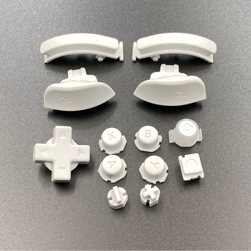 Vista 2 de Replacement ABXY D Pad Keys Buttons with Silicone Mat for Nintendo Switch Lite L R ZL ZR Trigger Button Repair Parts