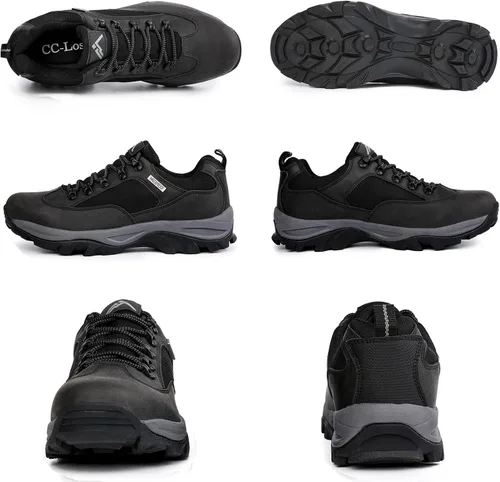 Vista 6 de CC-Los Botas de senderismo para hombre, impermeables, botas chukka casuales para hombre