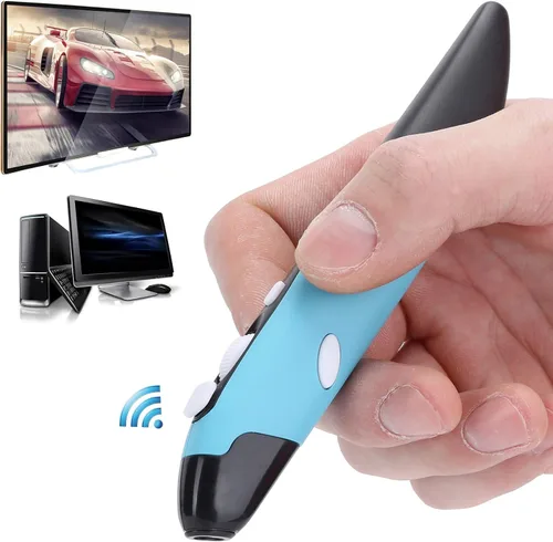 Vista 4 de CCYLEZ Pluma óptica, Pluma portátil, 2.4GHz Pen óptico USB Notebook Ratón, Computadoras de escritorio Smart TVs Pen Universal PR 03