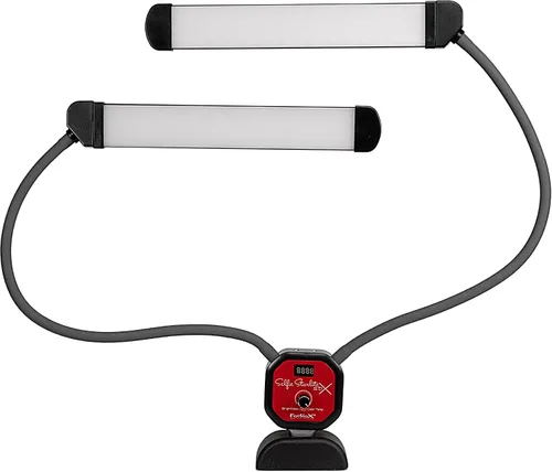 Vista 6 de Fotodiox Selfie Starlite Stix TT - Kit de monitor de luz de 95 Vlog de mesa, luces LED bicolor regulables con brazos de 37.4 in
