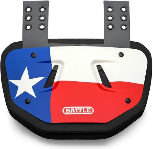 Vista 39 de Battle Sports Placa de espalda de fútbol novedosa – Protector de espalda inferior de carcasa dura con espuma contorneada para protección de alto
