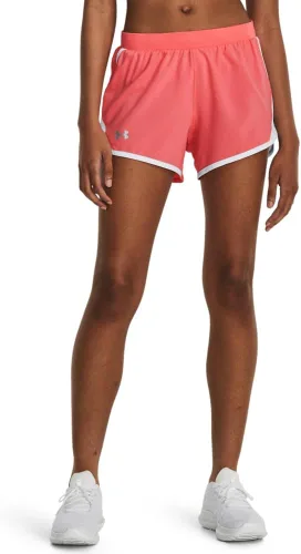 Vista 53 de Under Armour Women's Fly by 2.0 Running Shorts (027) negro / azul glaciar / reflectante