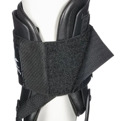 Vista 3 de Tobillera activa T2, tobillera negra para hombres y mujeres, tobilleras para esguinces, estabilidad, voleibol, animadoras, talla M