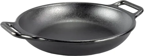 Vista 6 de Lodge BOLD Tapa de hierro fundido pre-sazonada de alta calidad, tapa de hierro fundido para sartén, parrilla, plancha y horno holandés, 12 pulgadas