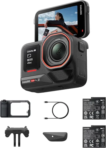 Vista 16 de Insta360 Ace Pro 2 Arctic White - Paquete de impresión flash de edición limitada, cámara de acción impermeable 8K diseñada conjuntamente con Leica