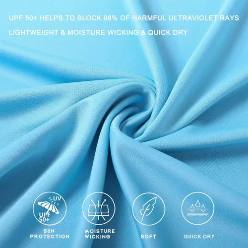 Vista 3 de Willit - Sudadera con capucha para mujer con protección solar UPF 50+ camiseta manga larga, para senderismo, pesca, al aire libre, ligera
