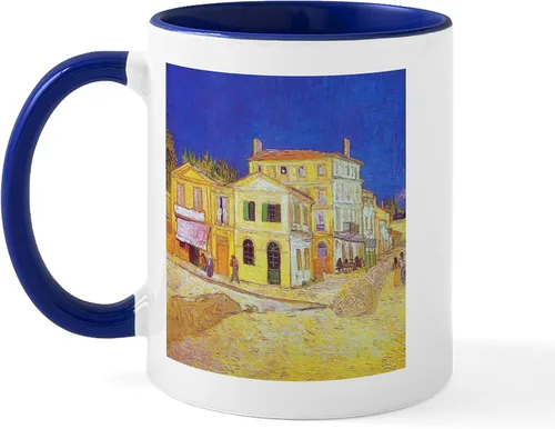 Vista 23 de CafePress Irises By Vincent Van Gogh Taza de café de cerámica de 11 oz (11.0 fl oz)