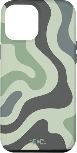 Vista 6 de Funda psicodélica para iPhone 15 Retro Groovy Liquid Swirl Hippie 70's 80's