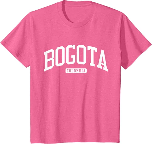 Vista 57 de Camiseta estilo universitario de Bogotá Colombia, Negro