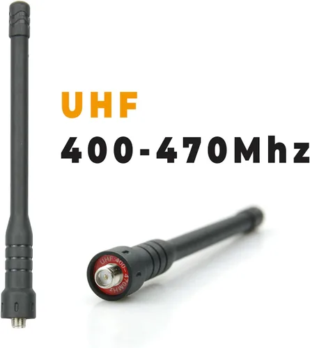 Vista 3 de Paquete de 2 antena universal Walkie Talkie SMA-Hembra UHF 400-470Mhz antena para PUXING PX-777 PX-888 UV-5R Kenwood HYT Radio