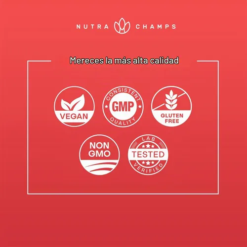 Vista 8 de NutraChamps Gomitas de complejo de vitamina B, gomitas de vitamina B aumentan la energía, vitaminas del complejo B B1, B2 (riboflavina), B3