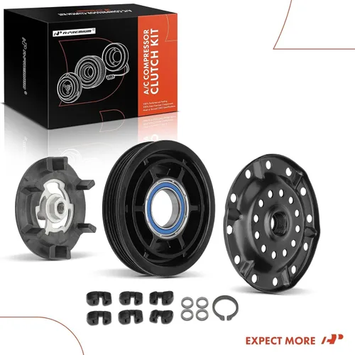 Vista 8 de A-Premium Kit de embrague del compresor del A/C compatible con Toyota Yaris 1.5L 2006-2012