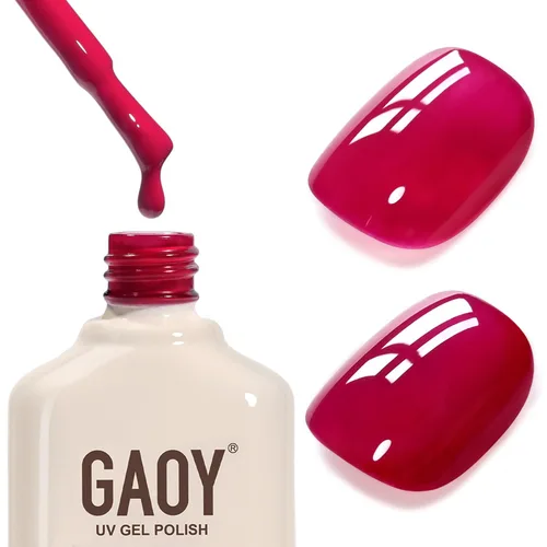 Vista 49 de GAOY - Esmalte de uñas de gel marrón, 16ml de esmalte de gel para quitar por remojo, curado con luz UV para arte de uñas, manicura DIY en casa, 2088