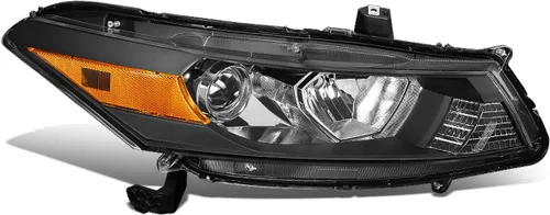 Vista 6 de DNA Motoring OEM-HL-0004-L Estilo de fábrica Lado del Conductor Proyector Faro Lámpara HO2502135 Para 08-12 Honda Accord