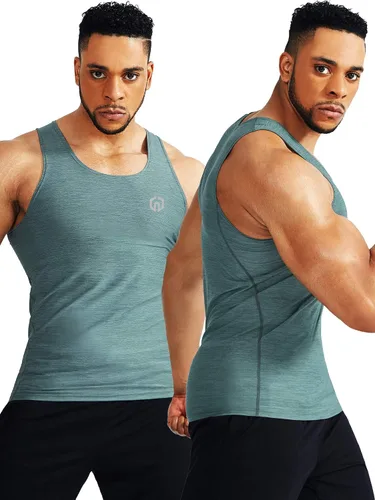 Vista 6 de NELEUS Paquete de 3 camisetas de compresión de ajuste seco para hombre